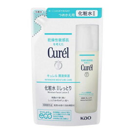【医薬部外品】花王 キュレル（cureL）化粧水II しっとり 詰め替え用 130ml 【3個セット】