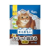 大王製紙 キミおもい カチッと固まる ネコ砂 5L 【4個セット】