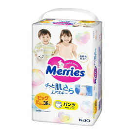 花王 メリーズ エアスルー パンツ ビッグサイズ 38枚入り 【3個セット】