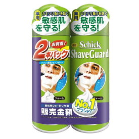 【医薬部外品】シック 薬用シェーブガード シェービングフォーム ダブルパック 200g×2個