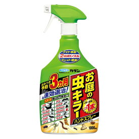 【ポイント10倍】フマキラー カダン お庭の虫キラー ハンドスプレー 1000ml