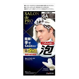 【医薬部外品】ダリヤ サロンドプロ 泡のヘアカラーEX メンズスピーディ 6A 深みのあるアッシュブラウン