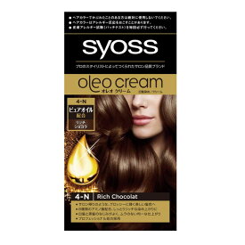 【医薬部外品】ヘンケルジャパン サイオス オレオクリームヘアカラー 4N 50g+50g