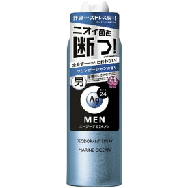 【医薬部外品】 エージーデオ24メン メンズデオドラントスプレー マリンオーシャンの香り 180g
