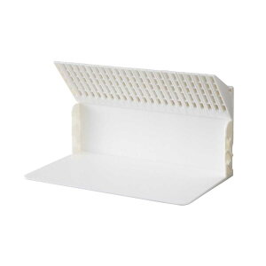 1冊でも倒れないブックスタンド ホワイト 1個入