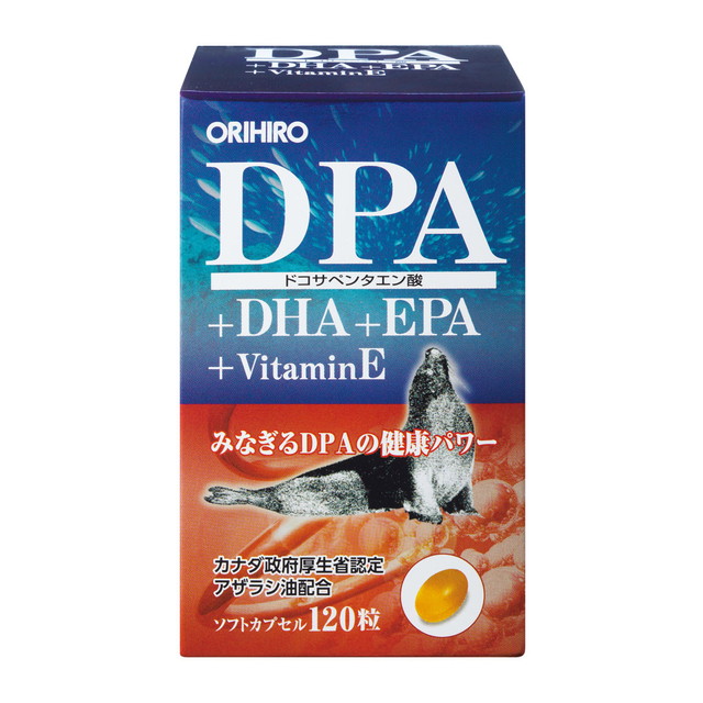 ◆オリヒロ DPA＋DHA＋EPAカプセル 120粒