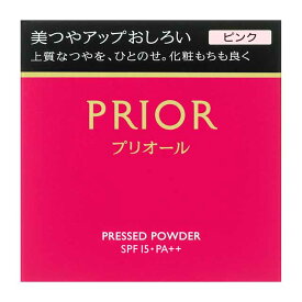 【ポイント15倍】資生堂 プリオール 美つやアップおしろい ピンク 9.5g