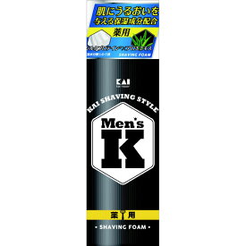 Men’s　K　シルクプロテイン配合　薬用シェービングフォーム