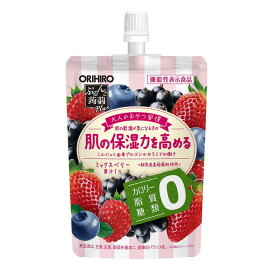 ◆【機能性食品】オリヒロ ぷるんと蒟蒻Plus ミックスベリー味 130g【8個セット】