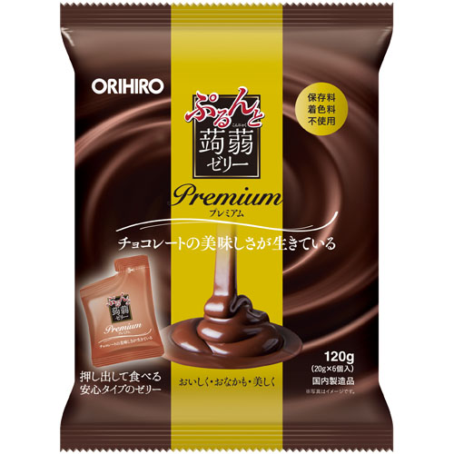 ◆ぷるんと蒟蒻ゼリープレミアムチョコレート 20GX6個