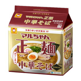 ◆マルちゃん 正麺 中華そば和風醤油 5食入【6個セット】