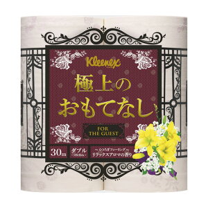 クリネックス 極上のおもてなし 30Mダブル 4R 【10個セット】