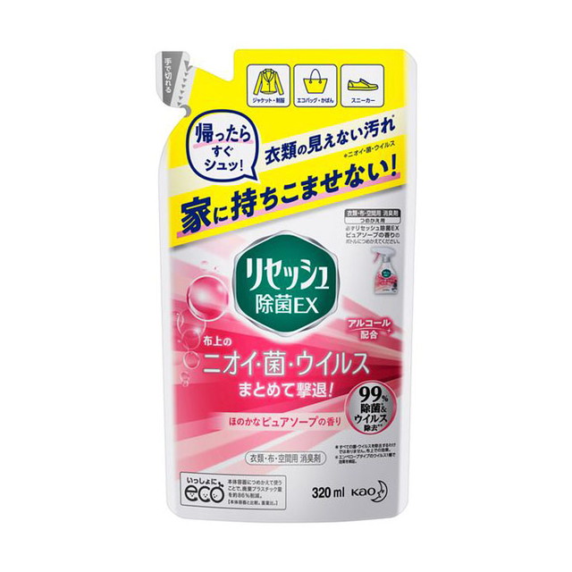 花王 リセッシュ除菌EX ピュアソープの香り つめかえ用 320ml