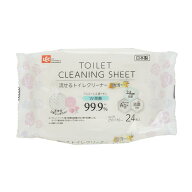 レック 流せるトイレクリーナー 防汚コートプラス 24枚入り