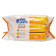 SU水99％赤ちゃんの手口ふき 80枚×3個パック