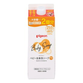 ピジョン　ベビー全身泡ソープ　しっとり　無香料　詰め替え用　2個分　800ml