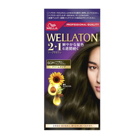 【医薬部外品】ウエラトーン2＋1 クリームタイプ 6GM やや明るいマットブラウン 60g+60g+7.3ml
