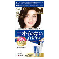 【医薬部外品】ダリヤ サロンドプロ 無香料ヘアカラー 早染めクリーム（白髪用）7 1剤40g・2剤40g
