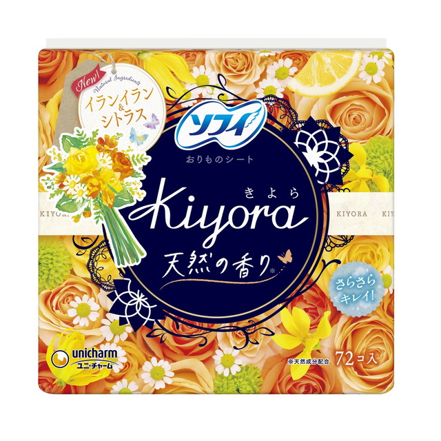ソフィ Kiyora（キヨラ） フレグランスパンティライナー フローラル＆シトラス 72枚【3個セット】 | サンドラッグe-shop