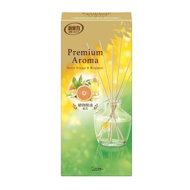 エステー お部屋の消臭力 Premium Aroma Stick 本体 スイートオレンジ＆ベルガモット 65ml