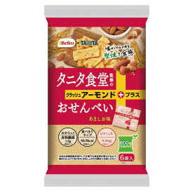 ◆栗山米菓 タニタ食堂監修のおせんべい アーモンド 16g×6袋x12個セット