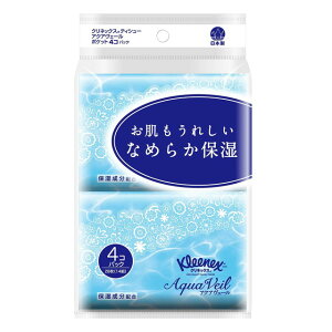 日本製紙クレシア クリネックス ポケット アクアヴェール4コパック 14組28枚
