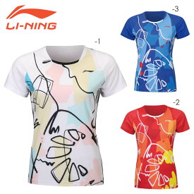 LI-NING AAYS062 ゲームシャツ バドミントンウェア(レディース) リーニン【日本バドミントン協会審査合格品/メール便】