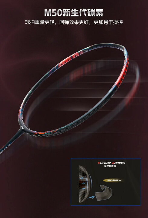 楽天市場】LI-NING AX90TM AXFORCE 90 TIGER MAX バドミントンラケット  