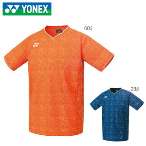 YONEX 10480 メンズゲームシャツ(フィットスタイル) テニス・バドミントンウェア(ユニ/メンズ) ヨネックス【メール便可/日本バドミントン協会審査合格品】