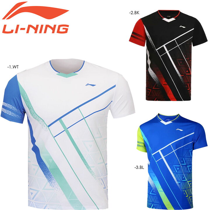 楽天市場】LI-NING AAYS071 ゲームシャツ バドミントンウェア(ユニ 