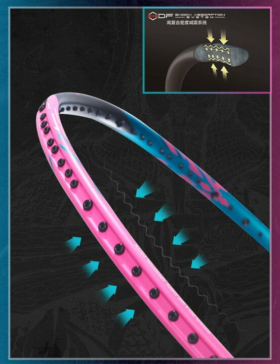 楽天市場】LI-NING HAL8000 HALBERTEC 8000 バドミントンラケット 