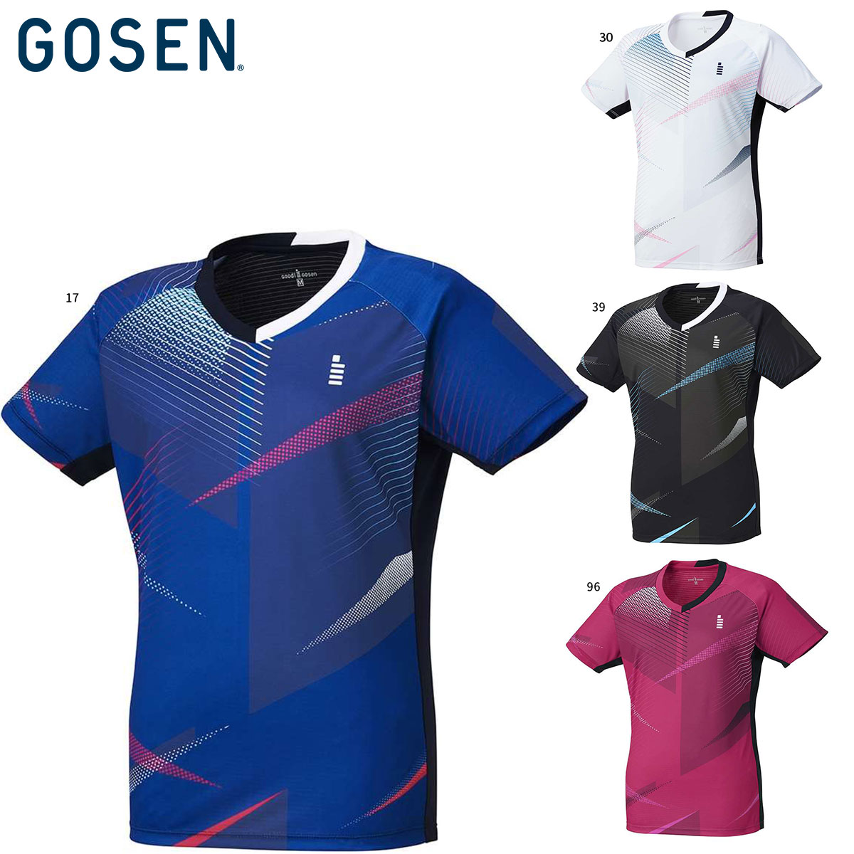 GOSEN T2301 ゲームシャツ(レディース) アパレル テニス・バドミントン ゴーセン