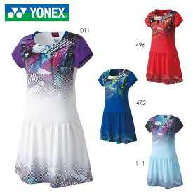 YONEX 20723 ウィメンズワンピース トップス テニス・バドミントンウェア(レディース) ヨネックス 2023SS【日本バドミントン協会検定合格品/メール便可】