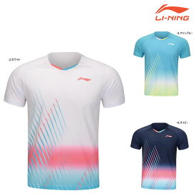 LI-NING AAYU143 ゲームウェア バドミントンウェア(ユニ/メンズ) リーニン【日本バドミントン協会審査合格品/メール便可】