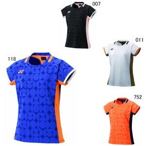 YONEX 20852 ウィメンズゲームシャツ ウェア(レディース) テニス・バドミントン ヨネックス【メール便可/日本バドミントン協会審査合格品】