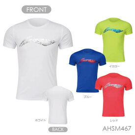 LI-NING AHSM467 トレーニングTシャツ(ユニ) 軽量 吸汗速乾 リーニン【メール便可】