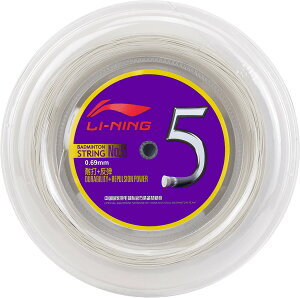 LI-NING AXJJ068 NO.5(200m���[��) �p���[&�ŋ����E�e���E�ϋv �o�h�~���g���X�g�����O(�K�b�g) ���[�j��