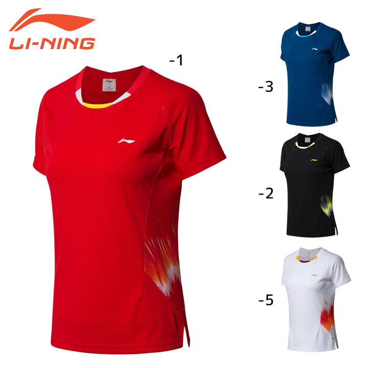 楽天市場】LI-NING AAYN072 ゲームシャツ(レディース) バドミントン 