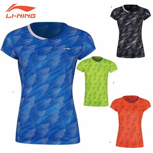 LI-NING AAYP046 ゲームシャツ(レディース) バドミントンウェア リーニン【メール便可/日本バドミントン協会審査合格品】