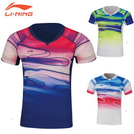 LI-NING AAYP071 ゲームシャツ(ユニ/メンズ) バドミントンウェア リーニン【メール便可】