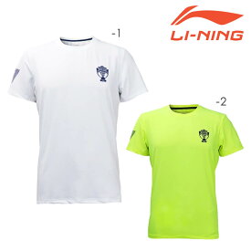 LI-NING AHSM517 トレーニングTシャツ(ユニ/メンズ) バドミントンウェア リーニン【メール便可】