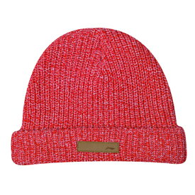 LI-NING AMZJ096-1 編み目がオシャレなニット帽 レッド リーニン【メール便可】