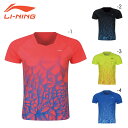 LI-NING AAYQ081 ゲームシャツ(ユニ/メンズ) バドミントンウェア リーニン【日本バドミントン協会審査合格品/メール便可】