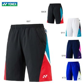 YONEX 15070 ハーフパンツ テニス・バドミントンウェア(ユニ/メンズ) ヨネックス 2018FW【メール便可/日本バドミントン協会審査合格品/取り寄せ】