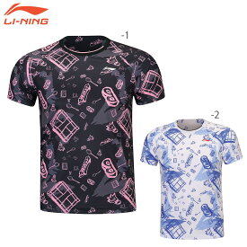 LI-NING AHSS465 トレーニングTシャツ バドミントンウェア(ユニ/メンズ) リーニン【メール便可】