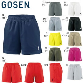 GOSEN PP1601 ハーフパンツ(レディース) アパレル ウェア テニス・バドミントン ゴーセン 2022SS【日本バドミントン協会審査合格品/メール便可/取り寄せ】