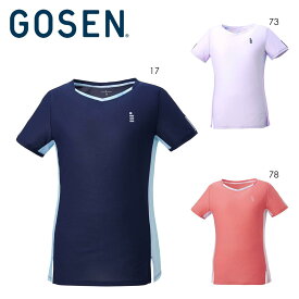 GOSEN T2061 ゲームシャツ(レディース) アパレル ウェア テニス・バドミントン ゴーセン 2022SS【日本バドミントン協会審査合格品/メール便可/取り寄せ】