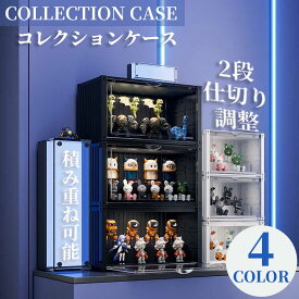【お買い物マラソン5％クーポン 5P】P10 フィギュアケース 収納 高品質 コレクションケース コレクション ボックス クリアケース 展示ケース 積み重ね可能 扉付き 透明 アクリル ケース コレクションボックス アクリルケース 収納ボックス マグネット式