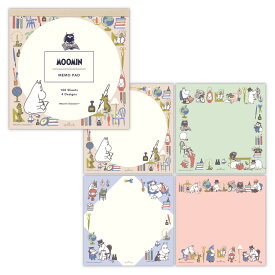 ムーミン メモパッド MOLH ベージュ 826062 日本ホールマーク 文具 大人 キャラクターグッズ MOOMIN Little Happiness