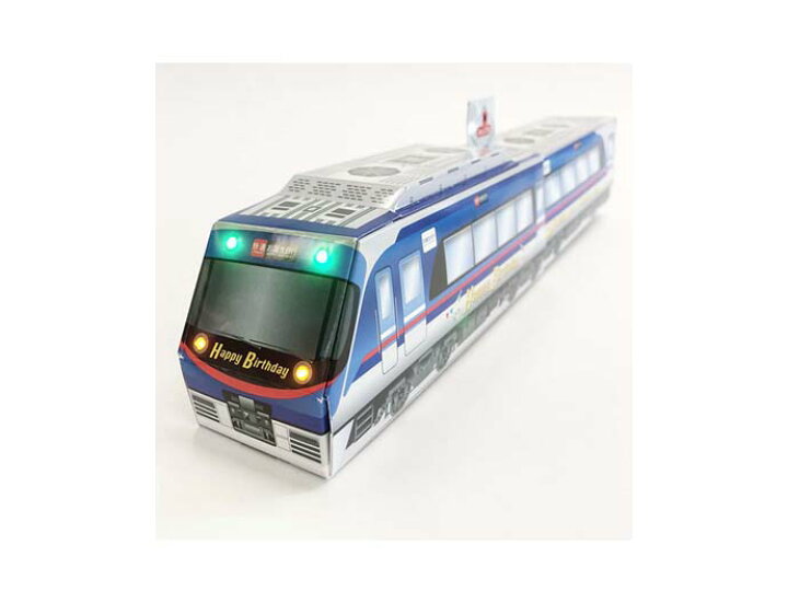 楽天市場 立体ライト メロディーカード誕生日祝い 電車 サンリオ グリーティングカード バースデーカード メロディカード お祝い 御祝 光る 立てて飾れる 乗り物 男の子 サンフェロー